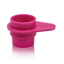 pluriStrainer 500 µm Zellsieb, neon pink, Maschenweite 500 µm, mit Griffstück und Reservoir